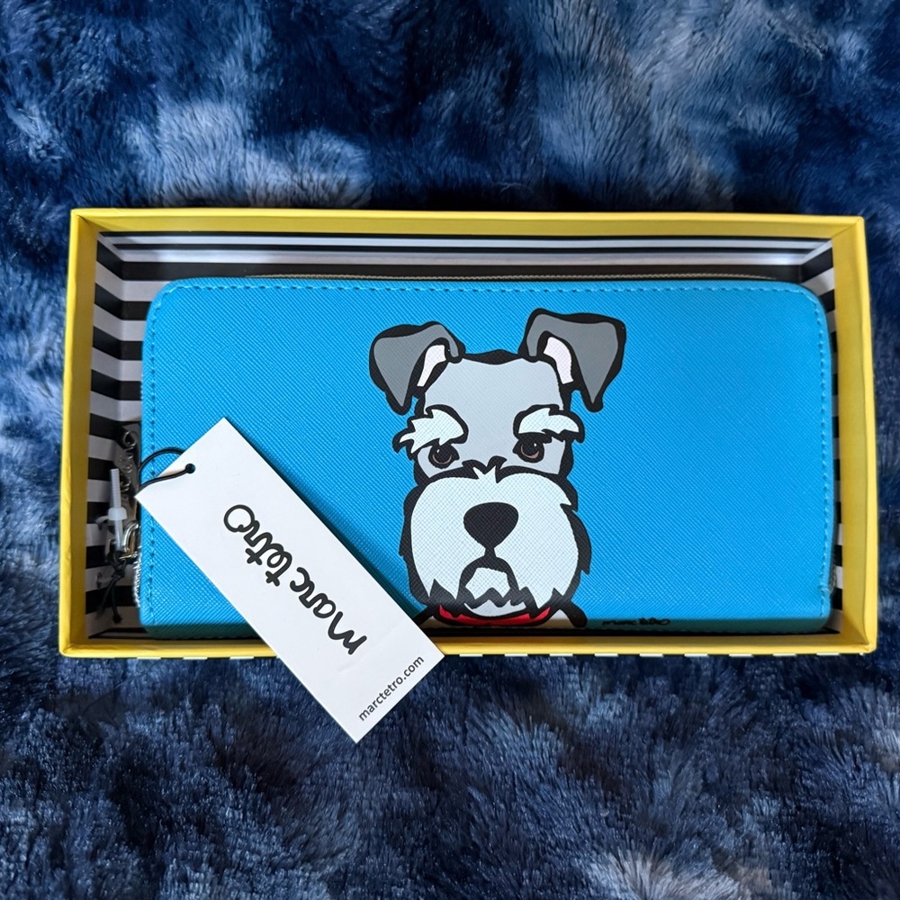 Marc Tetro Blue Dog Wallet